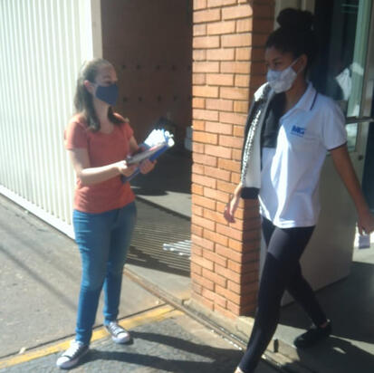 Ações de Panfletagem na empresa